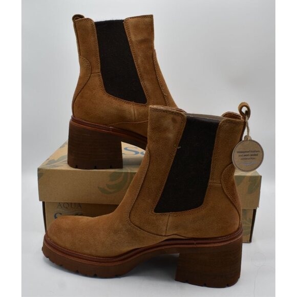 Sofft Womens Size 8 Jordie Brandy Waterproof Leather Chelsea Boots Shoes - Picture 11 of 15